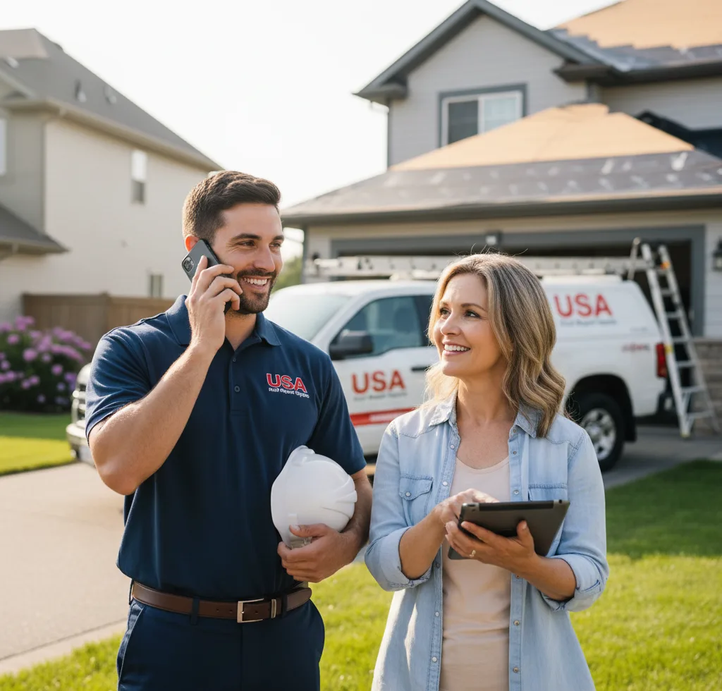 USA Roof Repair Experts customer support in Harper
